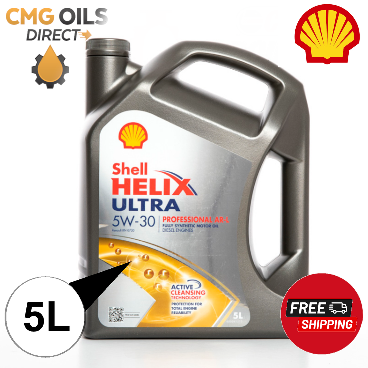 SHELL HELIX ULTRA PROFESSIONAL AR-L 5W30 ACEA C4 FULLY SYNTHETIC