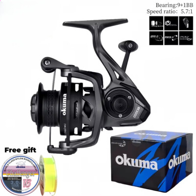 Spinning High speed ratio Fishing Reel 10KG MaxDrag 9+1Bearing Speed Ratio 5.7:1