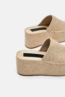 jute platform sandals