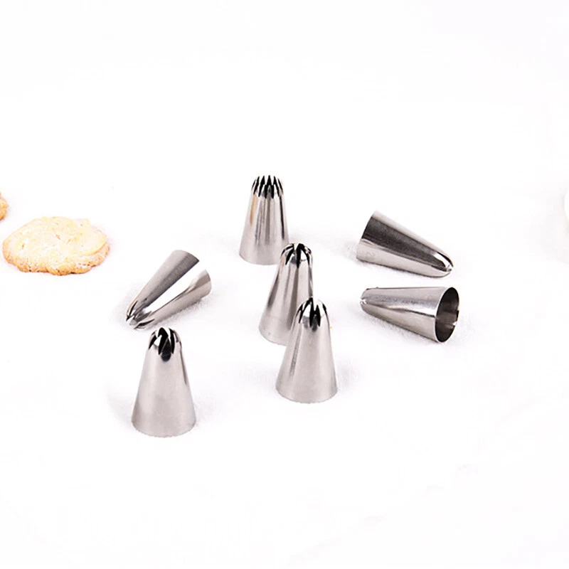 Cookies Nozzle Stainless Steel Biscuits Cake Icing Piping Tips Fondant DIY Tools - Image 4 of 4