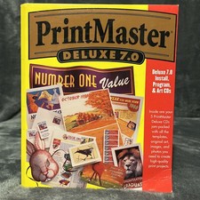 Printmaster Deluxe 7.0 PC Software