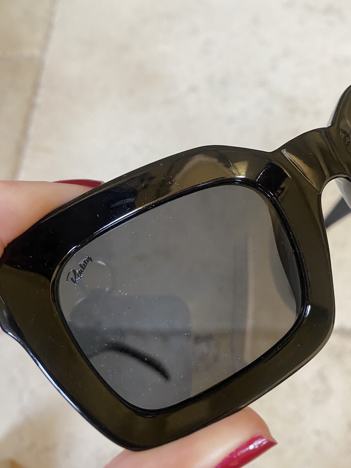 Reality black Square Plastic Frame  Polarized Sun… - image 6