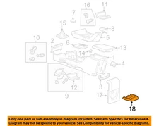 FORD OEM 02-05 Explorer Console Front Console-Cup Holder 1L2Z7813562DAA