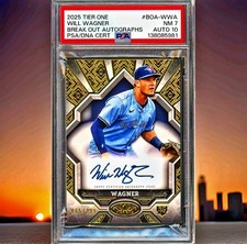 2025 Topps Tier One - Will Wagner (RC) Auto Break Out /299 #BOA-WWA PSA/DNA 7/10
