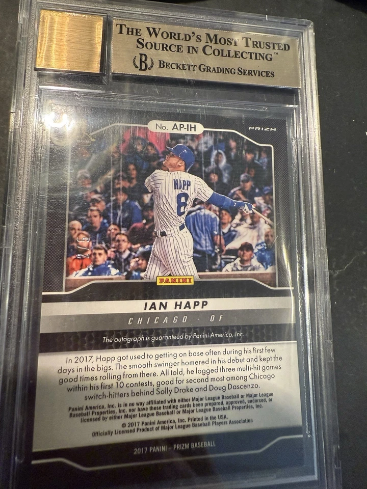 Ian Happ золотой винил 2/5 2017 призма BGS 10!!! - Изображение 2 из 3