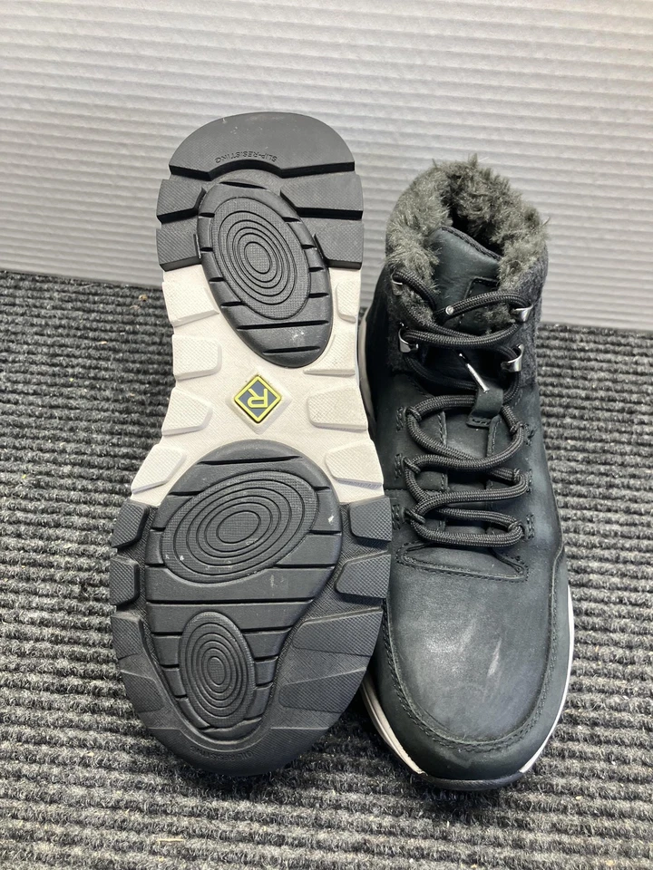 Botas de trabajo Rockport Works para mujer talla 6 puntera de seguridad de cuero negro EH ASTM RK778 Foto 4 de 4