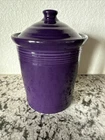 FIESTAWARE FIESTA  MEDIUM CANISTER CROCK mulberry purple 2 Quart
