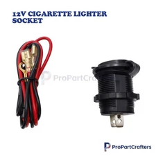 Cigarette Lighter Socket Power Outlet Socket Receptacle Car Motorcycle ATV 12v