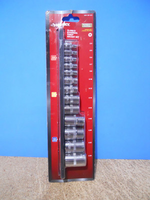 Husky 13-Piece External Torx Socket Set E-4 to E-24 1/4'' 3/8'' 1/2'' Drive 
