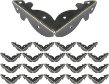 Metal Corner Protector Box Furniture Corners Decorative Edge Guards 1.8" Length