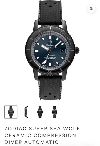 ZODIAC SUPER SEA WOLF CERAMIC COMPRESSION DIVER