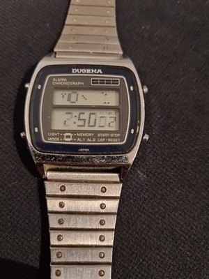 Dugena Alarm Chronograph Digitaluhr Läuft Bastler