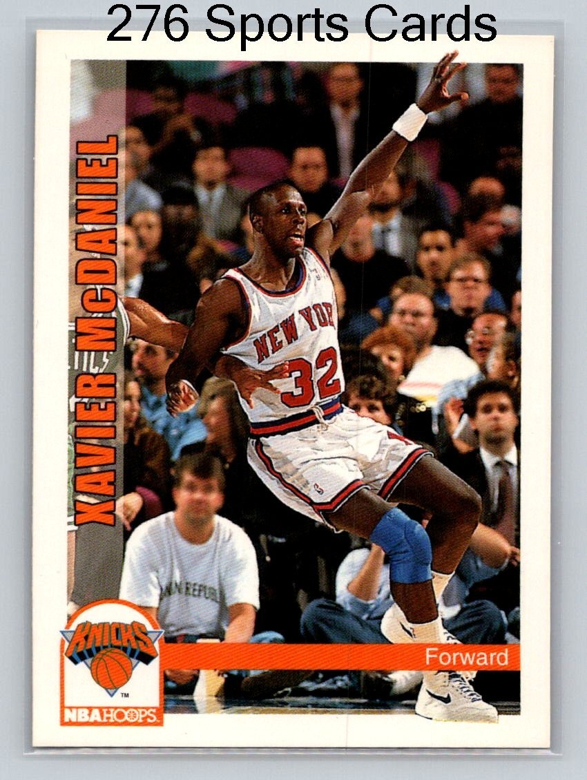 1992-93 NBA Hoops Xavier McDaniel #156 New York Knicks