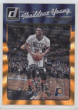 2016-17 Panini Donruss Orange Holo Laser Thaddeus Young #96 0x3x