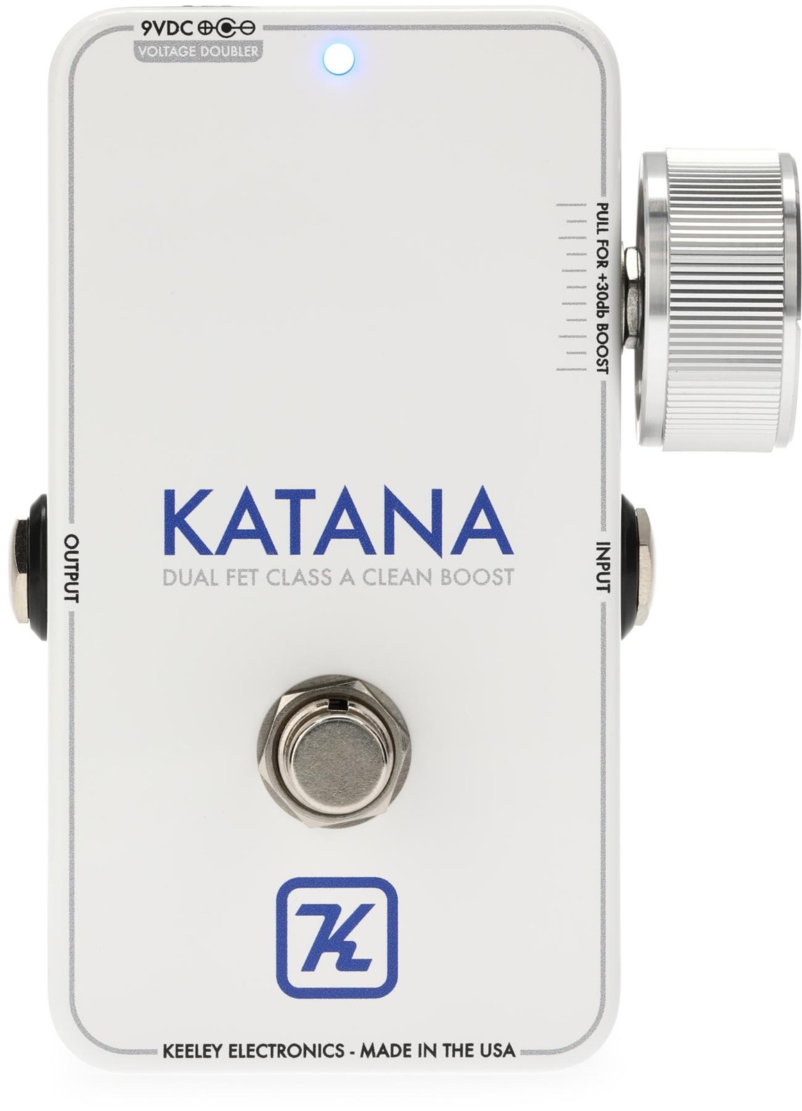Комплект Keeley Katana Clean Boost Pedal - Возвратная педаль белого цвета (2 штуки)
