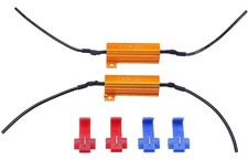 2PCS 50W 6ohm Load Resistors Kit Fix LED Bulb Fast Hyper Flash Turn Signal