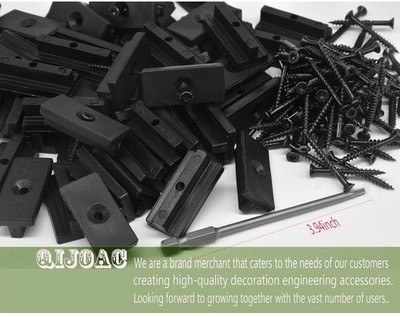 200 Pack Hidden Deck Fasteners for Composite Decking Board, Composite Decking Cl