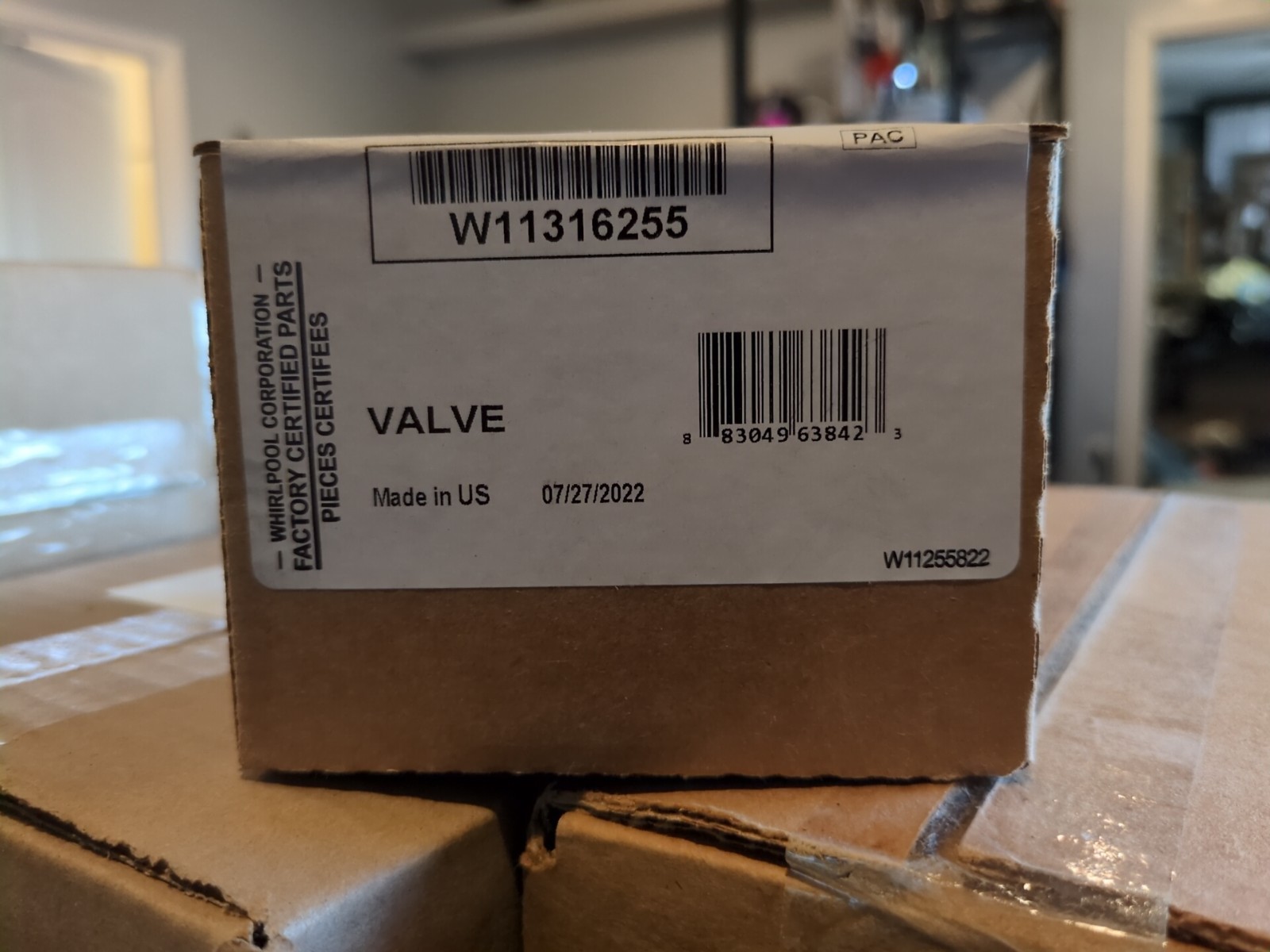 Whirlpool WFW6620HC0 Washer Water Inlet Valve W11036934 W11316255