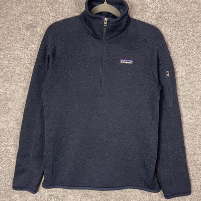 Patagonia Better Sweater Zip Fleece Jacket Navy Blue Women's Size XS