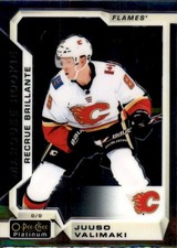 2018-19 O-Pee-Chee Platinum #191 Juuso Valimaki RC - HKY