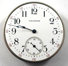 Vintage Waltham Grade 210 12s 7J OF Pocket Watch Movement lot.qj