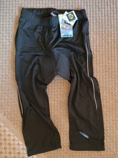 Damen Radhose Fahrradcapri von Cool Max, gepolstert, schwarz, Gr. S, NEU