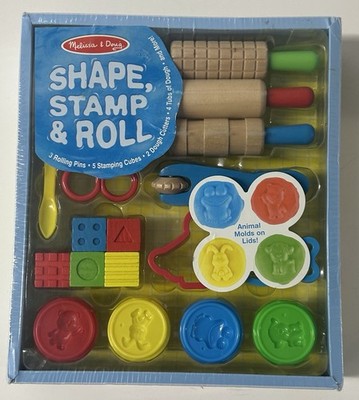 Melissa & Doug Shape Stamp and Roll Clay
