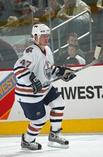 Marc Andre Bergeron Edmonton Oilers skates at the game v the- Ice Hockey Photo 1