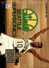 NBA card # Nate McMillan John Stockton Fleer 1995