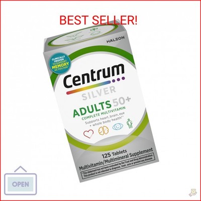 Centrum Silver Multivitamin for Adults 50 Plus, Multivitamin/Multimineral Supple