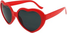 Heart Shaped Sunglasses for Women,Trendy Cute Heart Glasses Retro Taylor Sun Gla