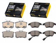 Front + Rear Ceramic Brake pads Fit 2000 2002-2005 Audi TT Volkswagen Passat
