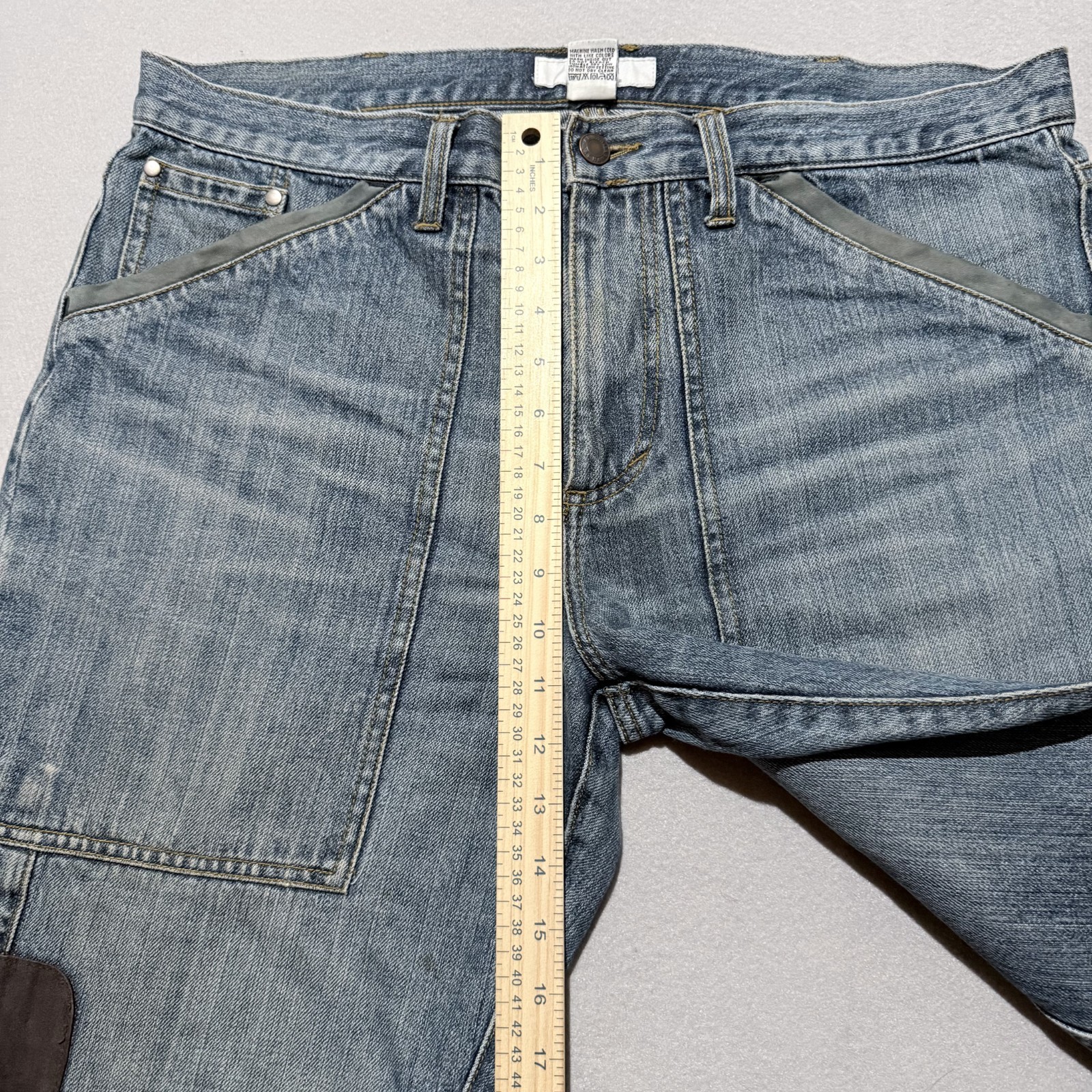 Armani Exchange Patchwork Carpenter Jeans Men's B… - image 11