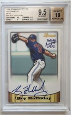 1998 Bowman Certified Roy Halladay Blue Auto Autograph BGS 9.5/10
