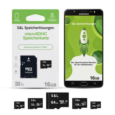 micro SD Speicherkarte für Samsung Galaxy J7 Max 16GB 32GB 64GB 128GB 256GB