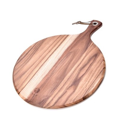 BILL.F Acacia Wood Pizza Peel,12 Cutting Board, Cheese Paddle , Bread and