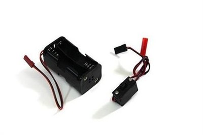 ABSiMA Batteriebox mit Schalter f. Mignonzellen / 2300002