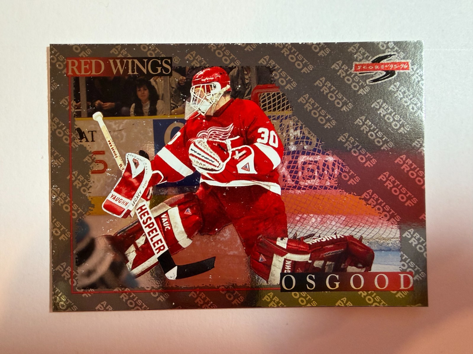 CHRIS OSGOOD - 1996 Pinnacle Black Ice Artist's Proof #202