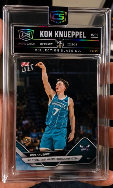 2025-26 Topps Now - Kon Knueppel #239 (RC) Collection Slabs (ONLY 20 MADE)