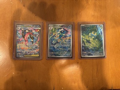 Pokémon Chaos Rising 3-Card Lot Froakie Frogadier Mega Greninja EX (Possible 10)