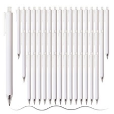 CRYLLIS Pens Bulk, 100Pack Black Ink Ballpoint Pens for Smooth Writing,No Sme...