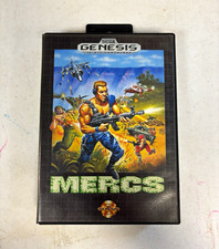MERCS Sega Genesis CIB Complete Case Manual Cartridge Authentic TESTED WORKING