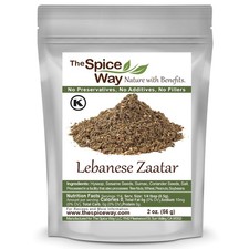 The Spice Way - Traditional Lebanese Zaatar with Hyssop 2 Ounce Pack of 1