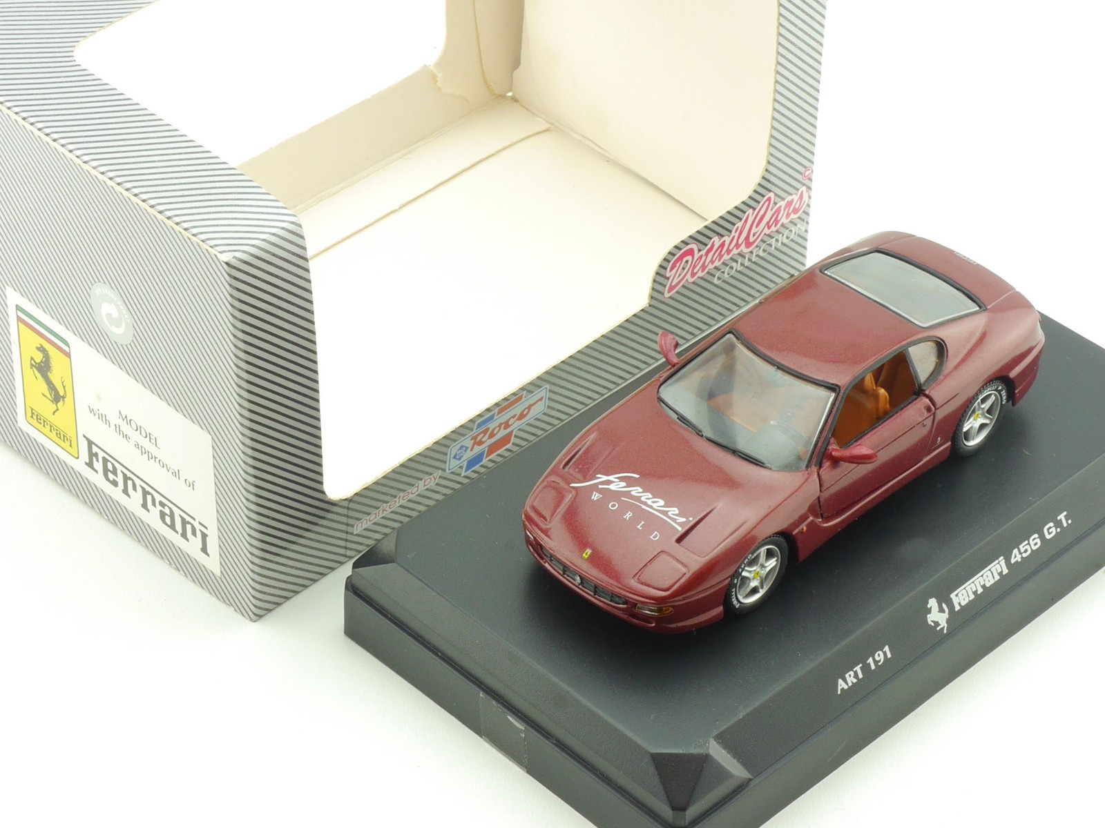 Detail Cars 191 Ferrari 456 GT 92 Ferrari World Promotional Model OVP 1603-10-50