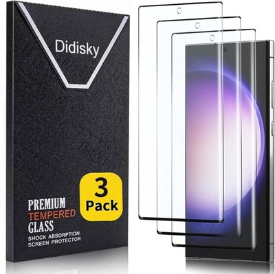 3PCS Screen Protector for Samsung Galaxy S23 Ultra 9H Anti Scratch Full Coverage