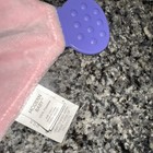 Modern Baby Pink Elephant Snuggle Lovey Plush Security Blanket Rattle Teether — photo 5