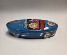 European Sports Car Collectible Tin - 11.75" X 4.25" 3.5"