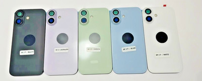 iPhone 17 Rückseite Glas Gehäuse mit MagSafe NFC Kamera Linse Blitz Halterungen