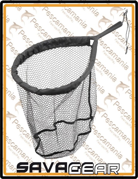 Aluminium-Kescher Savage Gear Gumminetz PRO Finezze Rubber Mesh Net 46X56Cm-image