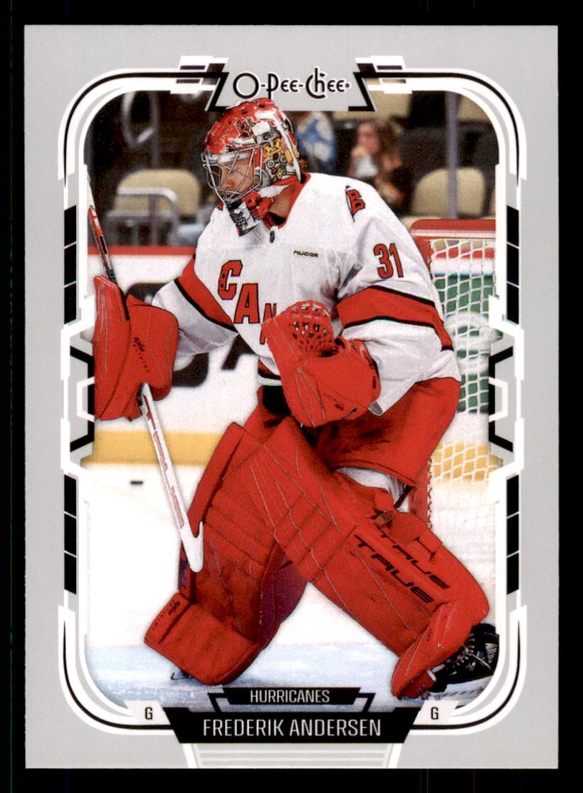 2025-26 O-Pee-Chee #216 Frederik Andersen Carolina Hurricanes